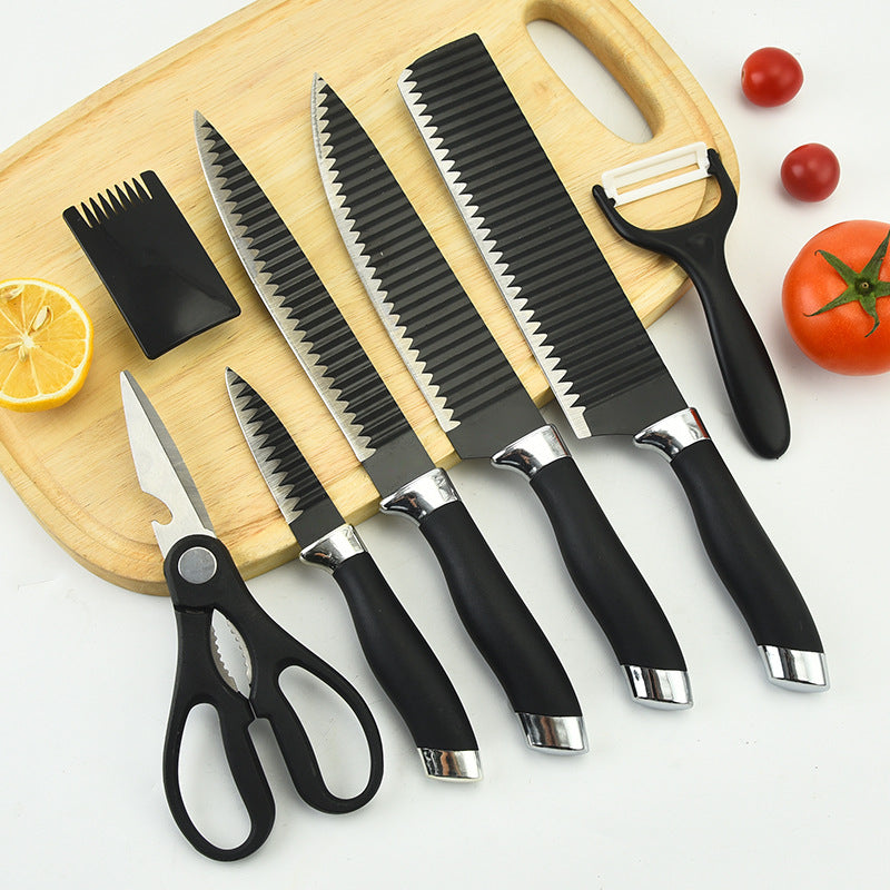 Kit de Facas Churrasco Profissional Antiaderente 6 Peças